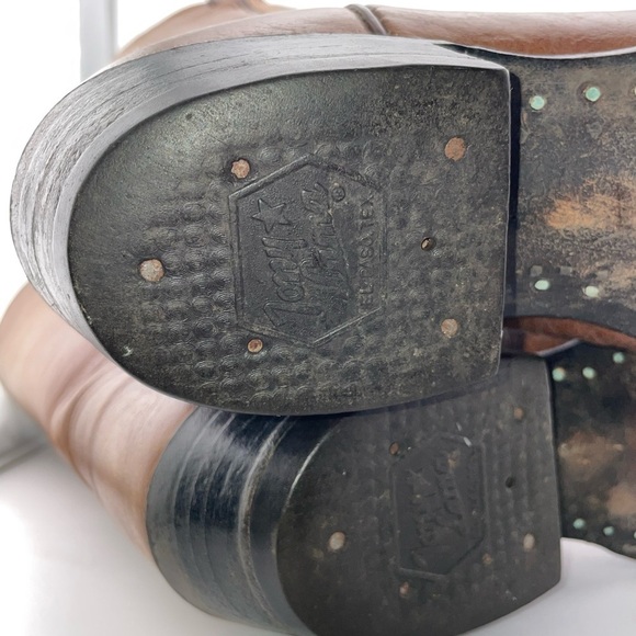 Tony Lama - Brown Textured- Handcrafted - Women's - Cowboy Boots- Size 10 B‌‌‌‍‍ - Picture 11 of 11